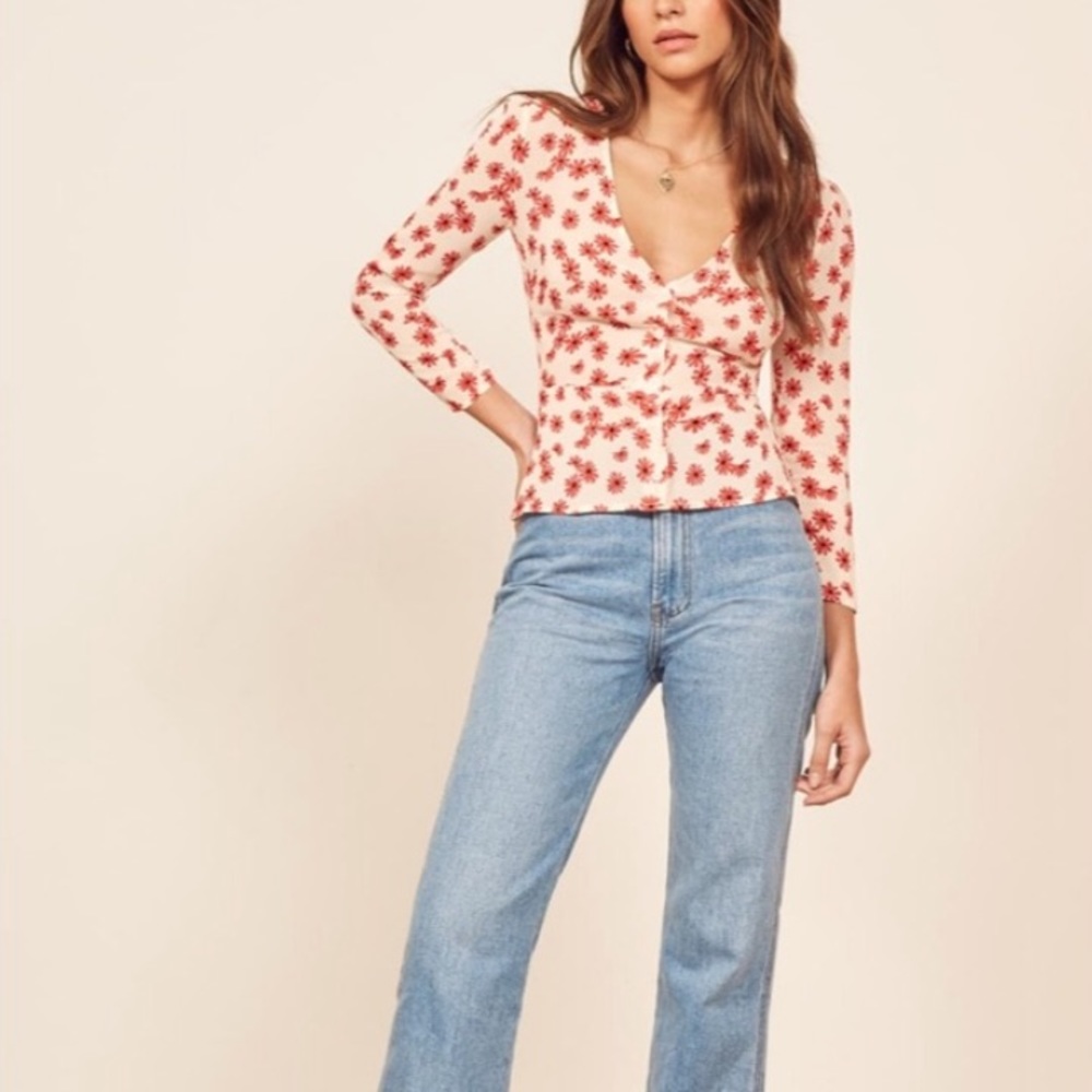 NEW Reformation Jemma Top - Picture 3 of 8